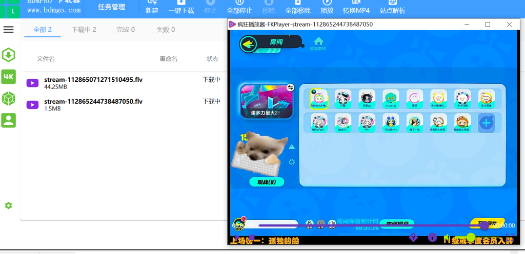 播放测试效果操作截图